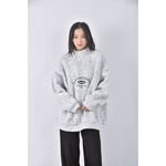(2XL) keyboard內刷毛灰色長袖上衣二手衣, , large