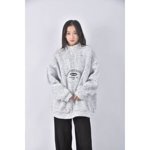 (2XL) keyboard內刷毛灰色長袖上衣二手衣