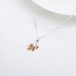 【Angel & Me】Banana s925 sterling silver necklace Birthday Halloween gift, , large
