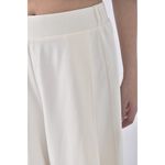 (S) giordano ladies高腰質感白色長褲二手衣, , large