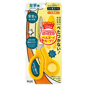 【PLUS 普樂士】SC-145MF 兒童30度弧線剪刀   / 個(外層鐵氟龍處理)