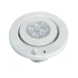 LED-201-7A 5W Infrared Swing Sensor Recessed Light (White Light - Full Voltage)