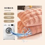 【A&R】輕奢華托斯卡兔兔絨毛毯+手提袋 托斯卡粉, , large