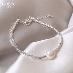 【Gulicc 】古莉可 手鍊 不規則 碎銀子 珍珠手鍊, , large