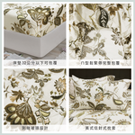 【多利寶寢具】Indian_100%純天絲雙人加大四件式兩用被床包組-夢途, , large