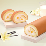 【Yannick 】Vanilla Pudding Cream Roll Cake(18CM / Roll), , large