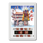 鋒寶牌 壁掛式 電子日曆 數位日曆 萬年曆 30X40X4cm / 台 FB-3040A, , large