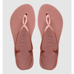 [巴拉娜巴西人字拖專賣店]中壢實體店面HAVAIANAS 哈瓦仕．夾腳拖．LUNA FLATFORM．厚底．女款．綁帶．灰．粉, , large