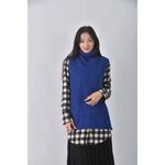 (S) 【德馨私服】xinyuanfushi質感兩件式藍色長袖上衣二手衣, , large