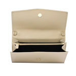 【CROSS】台灣總經銷 限量1折 頂級小牛皮肩背包WOC 碧雅系列 全新專櫃展示品(米色), , large