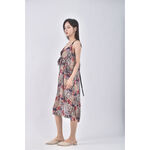 (S) whowhatwear質感吊帶花紋紅色洋裝二手衣, , large