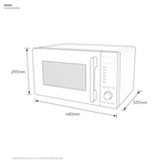 Electrolux 伊萊克斯 極致美味500 23L獨立式燒烤微波爐 EMG23D22NB, , large