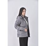 (S) le coopen質感格紋黑色外套二手衣, , large