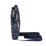 LeSportsac 3 Zip Crossbody 三層拉鍊斜背包 手機包 -湛藍海鍊, , large