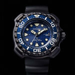 CITIZEN 星辰 PROMASTER 限量 鈦 復刻 鯨鯊 光動能200米潛水錶 BN0225-04L, , large