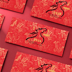 1A 2026 馬年 西式 紅包袋 馬年行大運 10張入 /包 2004