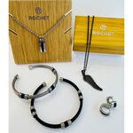 【快速出貨】法國 ROCHET CABESTAN系列 鋼索手環-藍 HBJ2366, , large