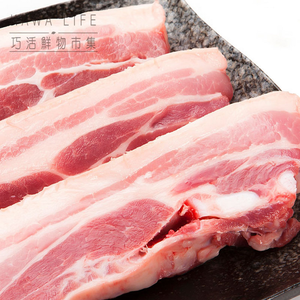 [KAWA巧活]能量豬 去皮五花肉條(300g)