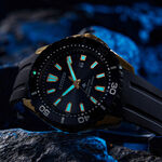 CITIZEN 星辰 PROMASTER MARINE 光動能200米潛水錶-黑x藍 BN0196-01L, , large