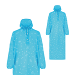 [Twin Dragon] Reflective Safety Raincoat Ultra-Lightweight Raincoat (EV4968) Aqua Blue, , large