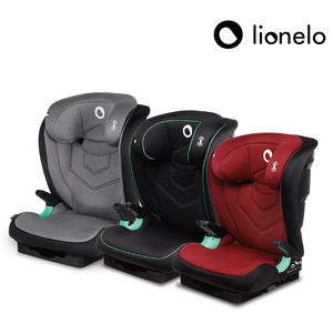【Lionelo】3~12歲ISOFIX成長型輔助汽座 Neal 黑瑪瑙  (ISOFIX/安全帶兩用 成長座椅 R129 I-size)