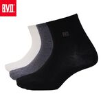 【BVD】1/2 細針男襪<黑>BN704 男襪 短襪 休閒襪, , large