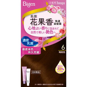 美源花果香染髮霜-暗棕色