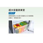 SHARP 315L Inverter Double Door Refrigerator SJ-HY32-SL, , large