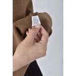 (M) 【房業涵私服】srrissa毛衣棕色短袖上衣二手衣, , large