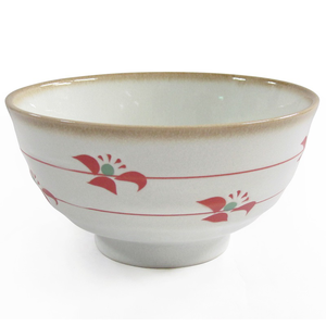 [豐名日本餐具] 5.5多用井 紅小花 / H117-55TYB