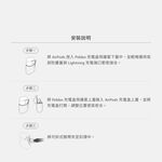 Moshi Pebbo for AirPods Pro 一代 藍牙耳機充電盒保護套 (附可拆式腕帶), , large