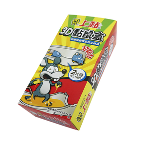 上黏 3D超黏力黏鼠盒-2片X6組