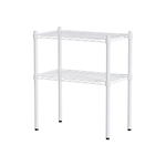 【Y HOUSE】60x45x75公分 輕型兩層鐵架 鐵力士架 層架-烤漆白, , large