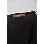 (S) niceioi質感圓領黑色長袖上衣二手衣, , large