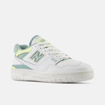 Kixpress-New Balance 女 休閒鞋 B楦 復古 經典 簡約 NB 550 皮革 百搭 抹茶綠 白 [BBW550EB], , large
