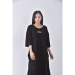 (XL) blackfriday質感黑色短袖上衣二手衣, , large