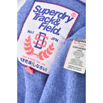 (S) 【又又私服】superdry運動棉質美式圖案藍色外套二手衣, , large