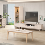 【唯熙傢俱】海瑟薇雙色8尺L型電視櫃, , large