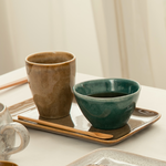 Handmade Japanese Kiln Glaze Teacup, , large