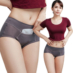 NEONER Tencel high waist period panties, , large