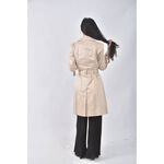 (S) warehouse綁帶棕色外套二手衣, , large