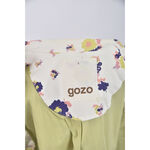 (M) gozo棉質印花白色外套二手衣, , large