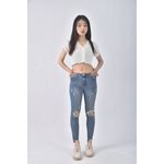 (M) someone jeans and fashion丹寧牛仔質感藍色長褲二手衣, , large