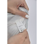 (S) kodz質感圓領灰色上衣二手衣, , large