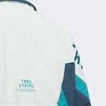 Adidas Word WOV JKT 男女 立領 外套 風衣 運動 訓練 休閒 慢跑 寬鬆 白 藍綠 [IS5148], , large