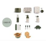 官方直營【Citron】兒童餐具三件組(含收納袋)_ 森林綠, , large