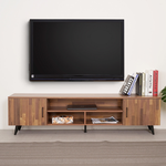 【Homelike】 喜家居品味紐約Loft二門電視櫃-160cm(柚木色), , large