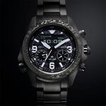 CITIZEN 星辰 Promaster 35週年限量 陸 叢林迷彩光動能液晶顯示手錶 JV1008-63E, , large
