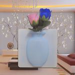 GS MALL 魔術矽膠花瓶 貼式花瓶 花瓶 創意花瓶 壁貼式花瓶 盆栽花瓶 花器 魔術花瓶 矽膠花瓶 壁貼式 創意花瓶, , large