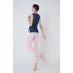 YOGA FLOW Burn Out Tank ( L ) - 圓領長版燒花罩衫 - 湛藍 Blue Ore, , large